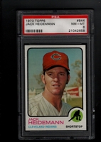 1973 Topps #644 Jack Heidemann PSA 8 NM-MT CLEVELAND INDIANS